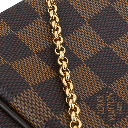 Louis Vuitton Damier Eva 2way Shoulder Chain Handbag N55213