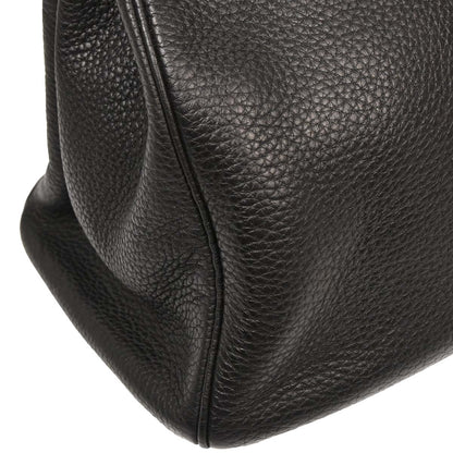 Hermes Black Taurillon Clemence Birkin 35 Handbag