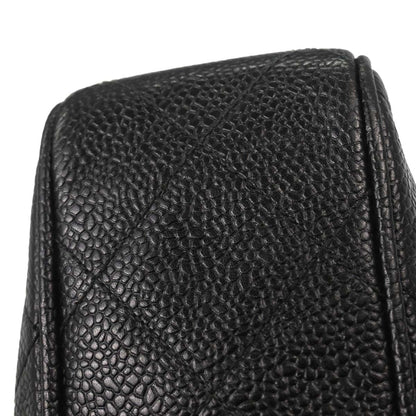 Chanel Black Caviar Skin Camera Bag Small
