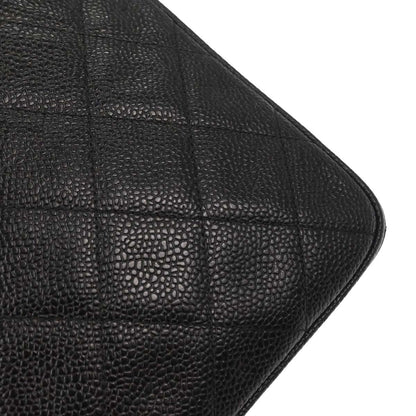 Chanel Black Caviar Skin Camera Bag Small