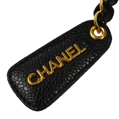 Chanel Black Caviar Skin Camera Bag Small