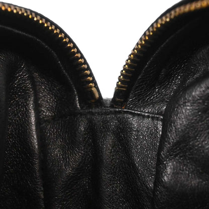 Chanel Black Caviar Skin Camera Bag Small