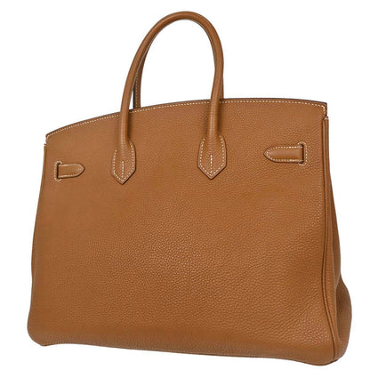 Hermes Gold Togo Birkin 35 Handbag