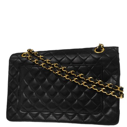 Chanel Black Lambskin Shoulder Bag