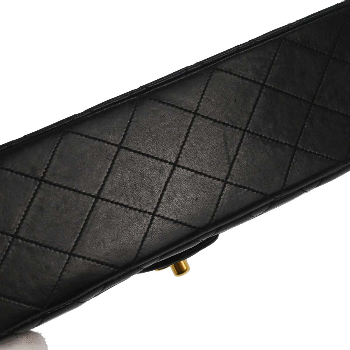 Chanel Black Lambskin Shoulder Bag