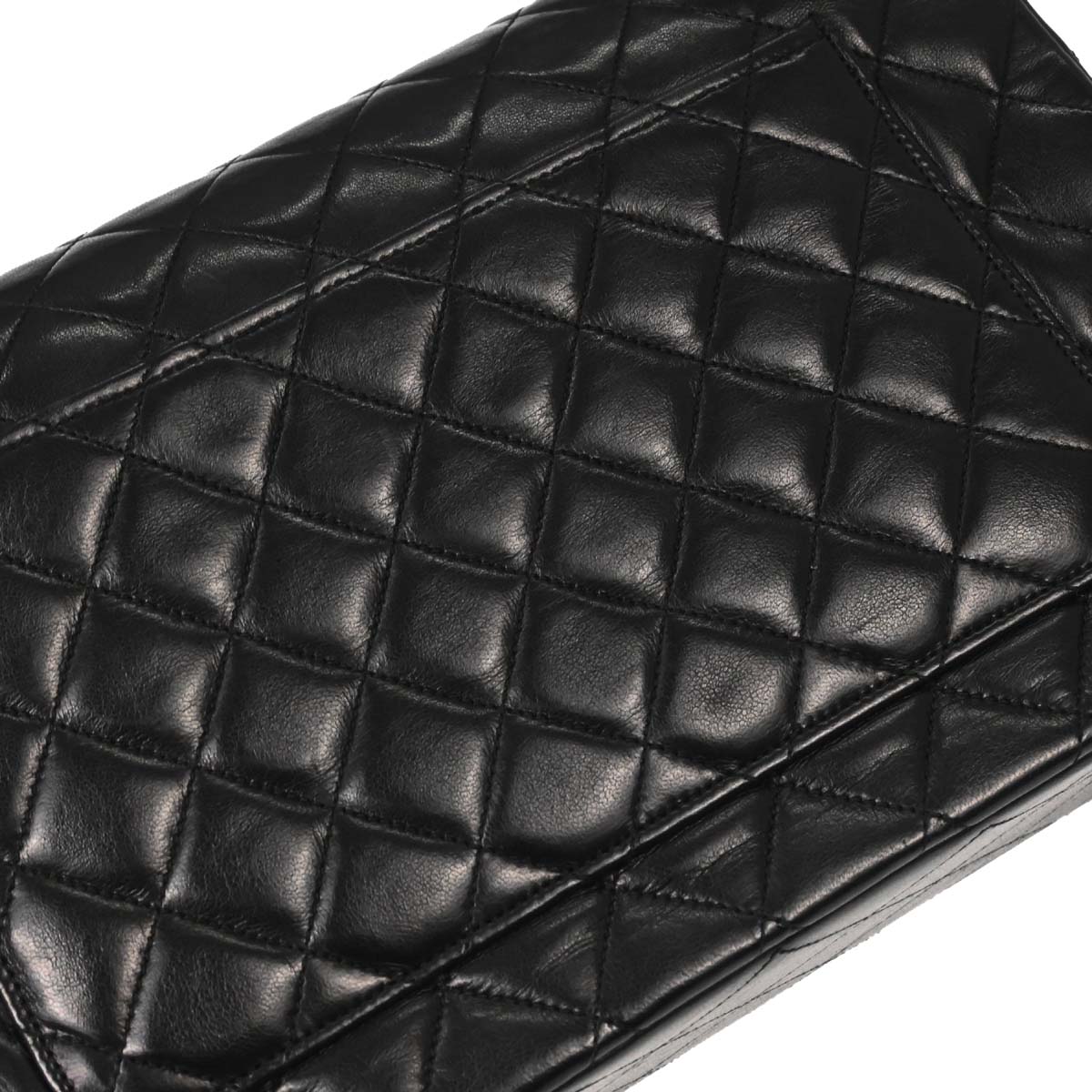 Chanel Black Lambskin Shoulder Bag