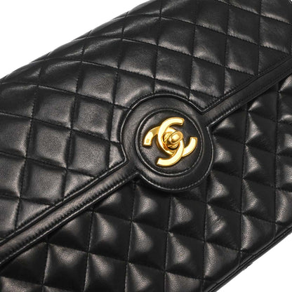 Chanel Black Lambskin Shoulder Bag