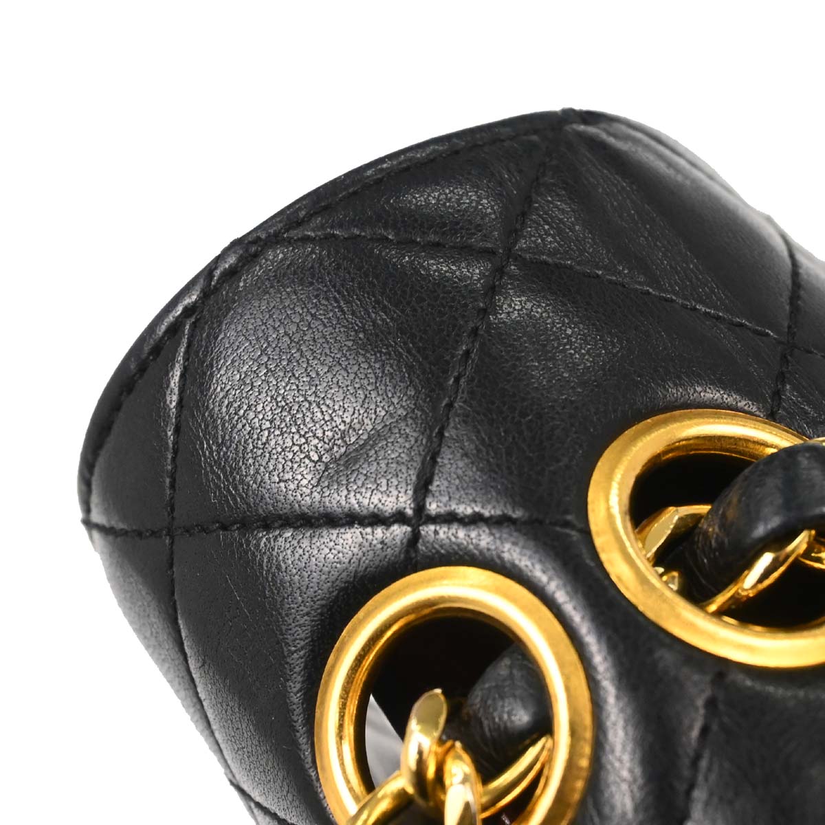 Chanel Black Lambskin Shoulder Bag