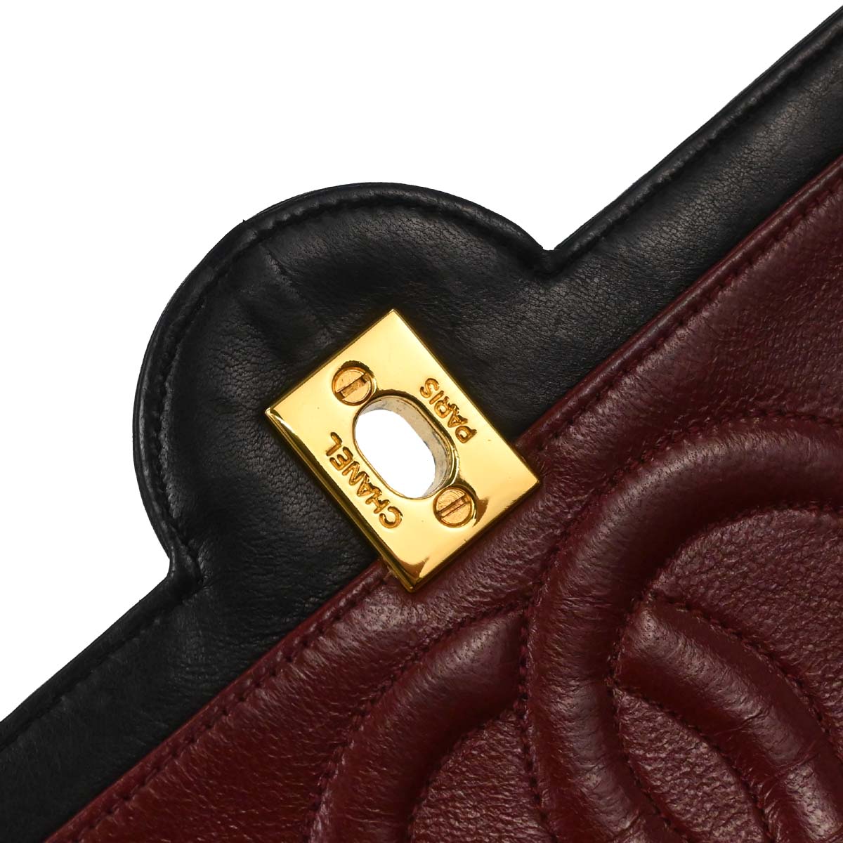 Chanel Black Lambskin Shoulder Bag