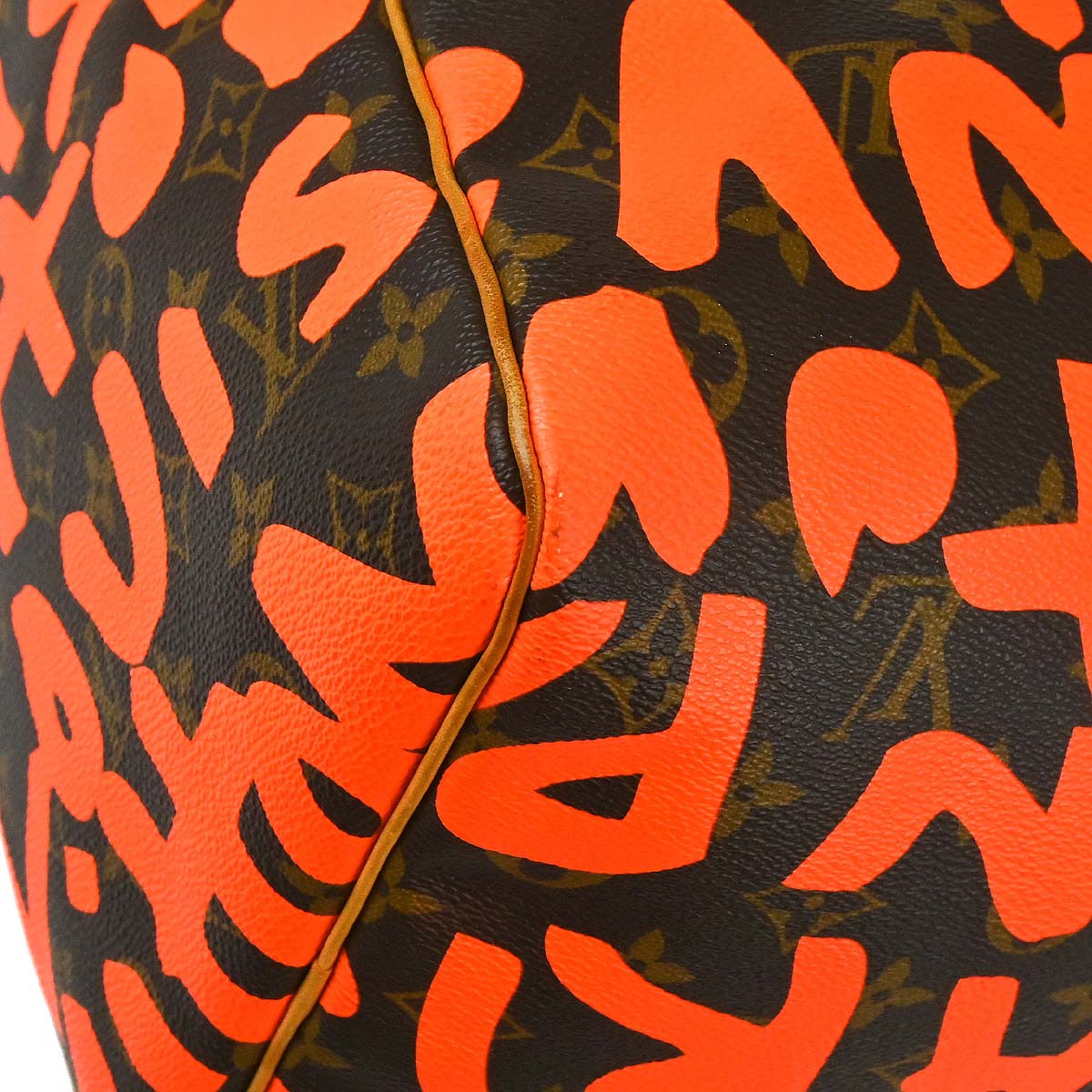 Louis Vuitton Orange Monogram Graffiti Keepall 50 Duffle Bag M93699
