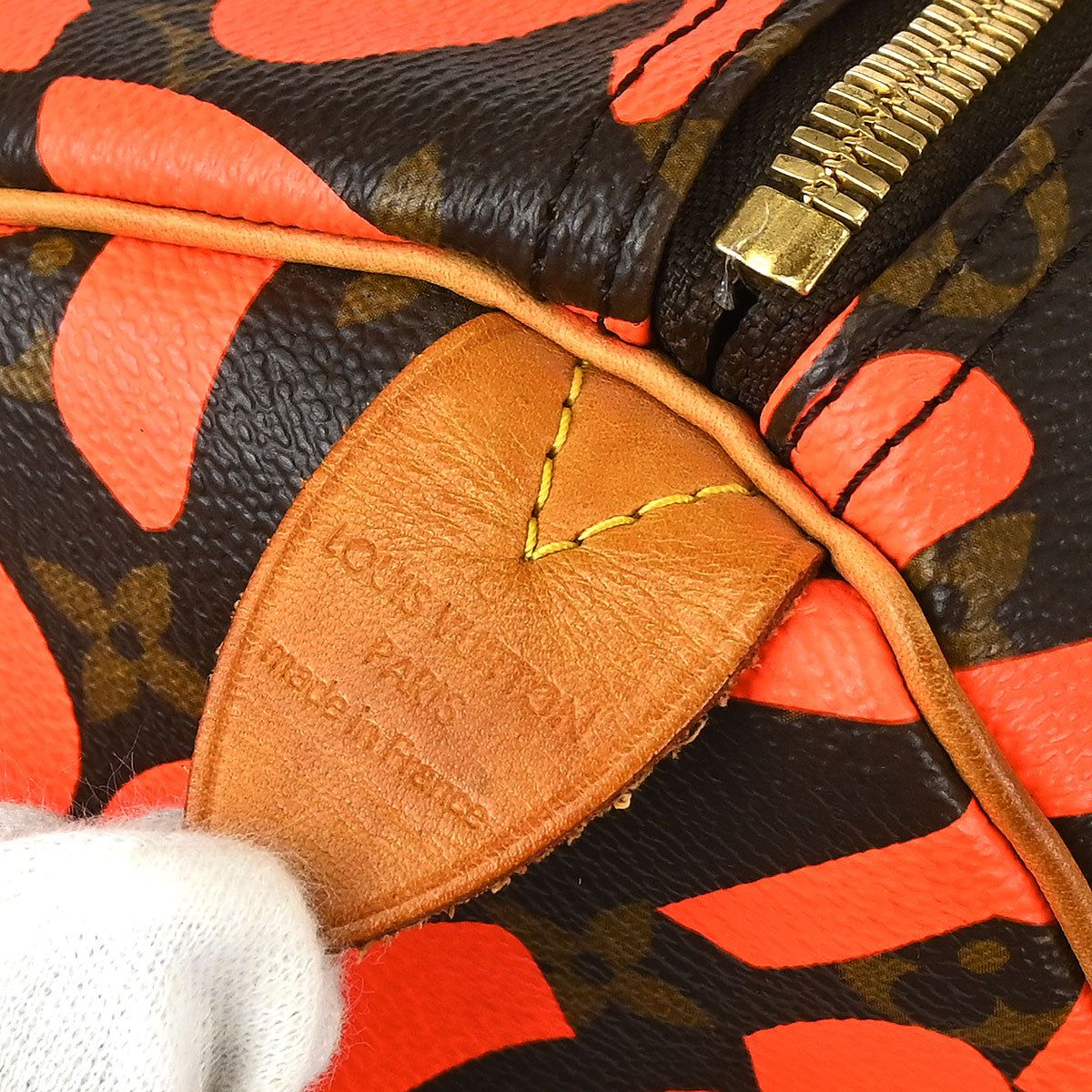 Louis Vuitton Orange Monogram Graffiti Keepall 50 Duffle Bag M93699