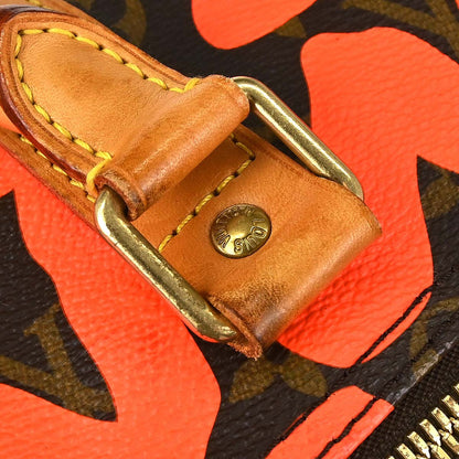 Louis Vuitton Orange Monogram Graffiti Keepall 50 Duffle Bag M93699