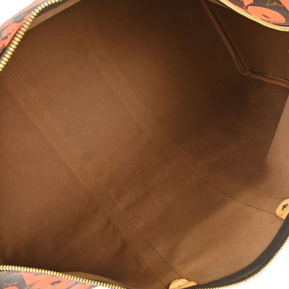 Louis Vuitton Orange Monogram Graffiti Keepall 50 Duffle Bag M93699