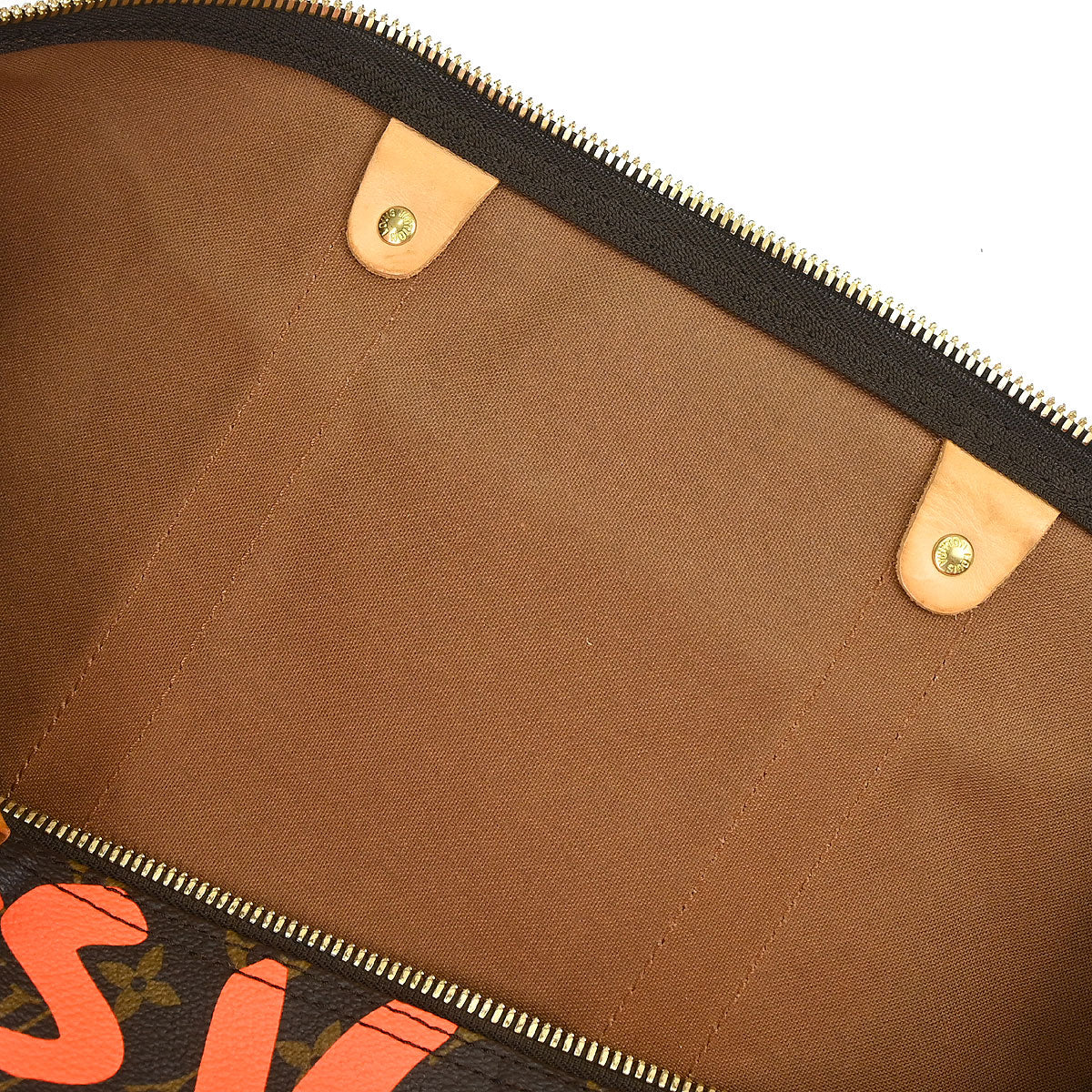 Louis Vuitton Orange Monogram Graffiti Keepall 50 Duffle Bag M93699