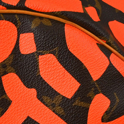 Louis Vuitton Orange Monogram Graffiti Keepall 50 Duffle Bag M93699