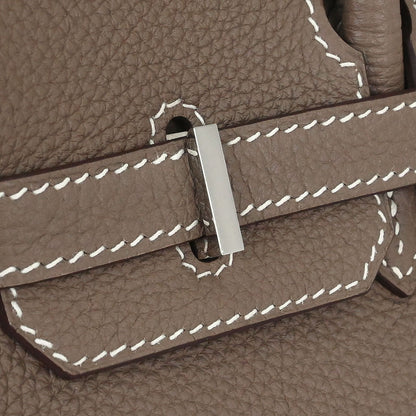 Hermes Etoupe Togo Birkin 25 Handbag