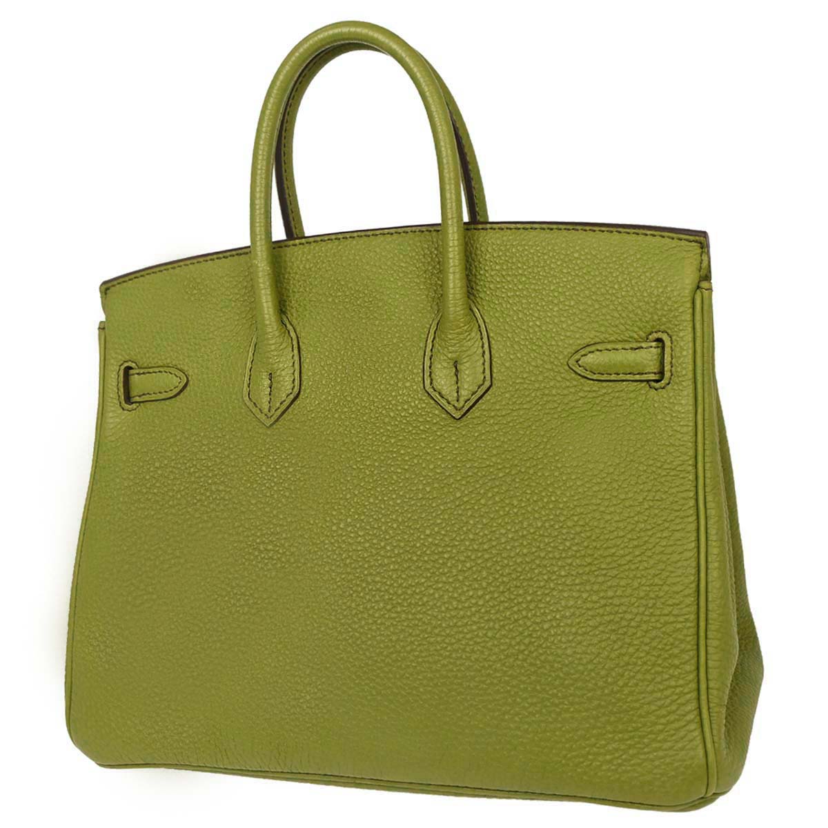 Hermes Anis Green Togo Birkin 25 Handbag