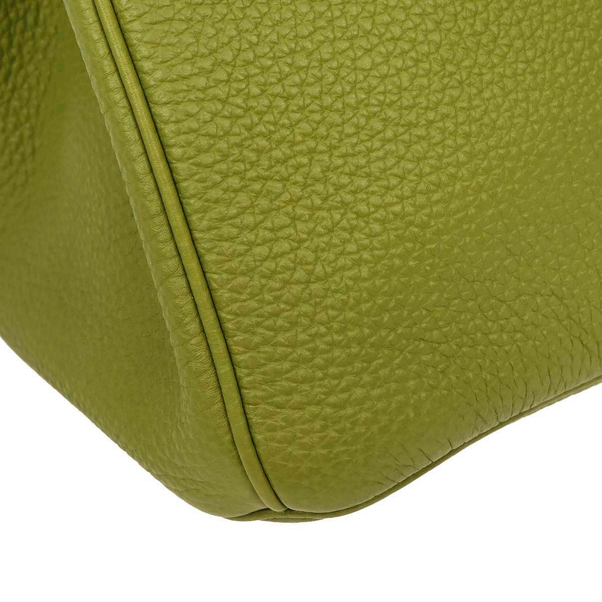 Hermes Anis Green Togo Birkin 25 Handbag