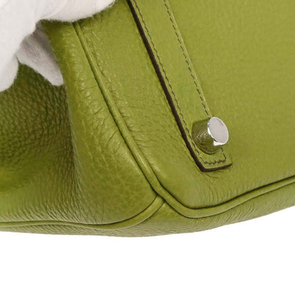 Hermes Anis Green Togo Birkin 25 Handbag