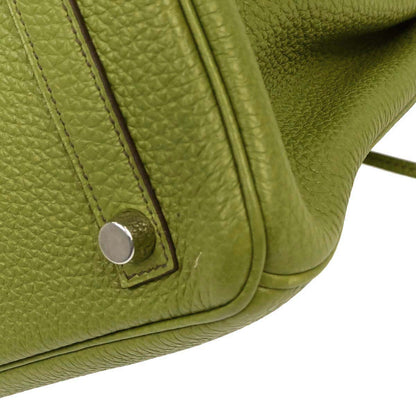 Hermes Anis Green Togo Birkin 25 Handbag