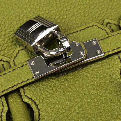 Hermes Anis Green Togo Birkin 25 Handbag