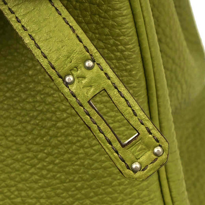 Hermes Anis Green Togo Birkin 25 Handbag