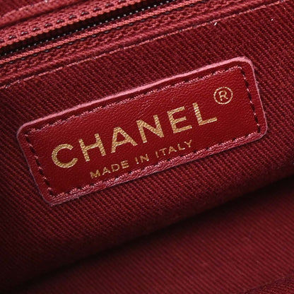 Chanel 2012 Metallic Gold Calfskin Pondicherry Flap 2way Shoulder Handbag