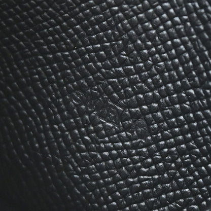 Hermes Black Epsom Bearn Cardholder