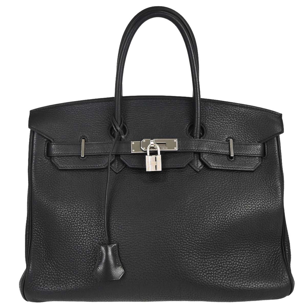 Hermes Black Togo Birkin 35 Handbag
