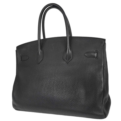 Hermes Black Togo Birkin 35 Handbag
