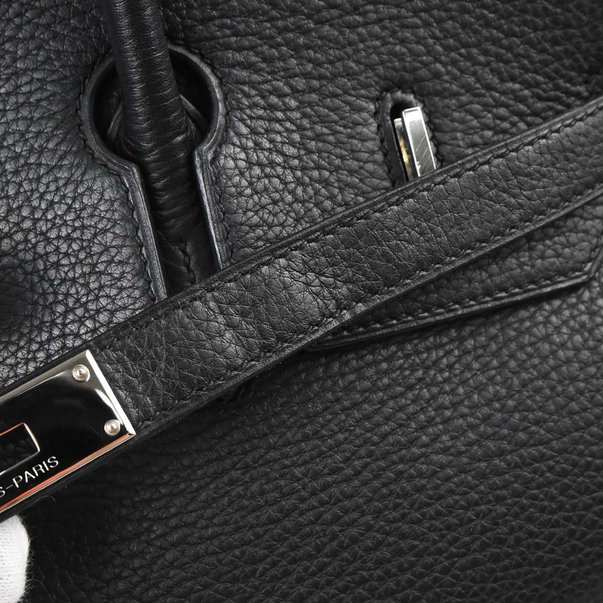 Hermes Black Togo Birkin 35 Handbag