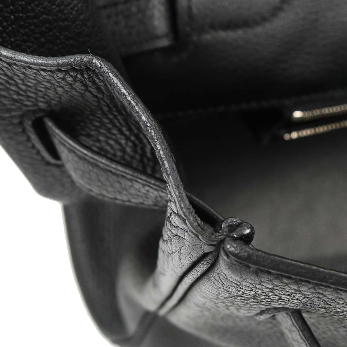 Hermes Black Togo Birkin 35 Handbag