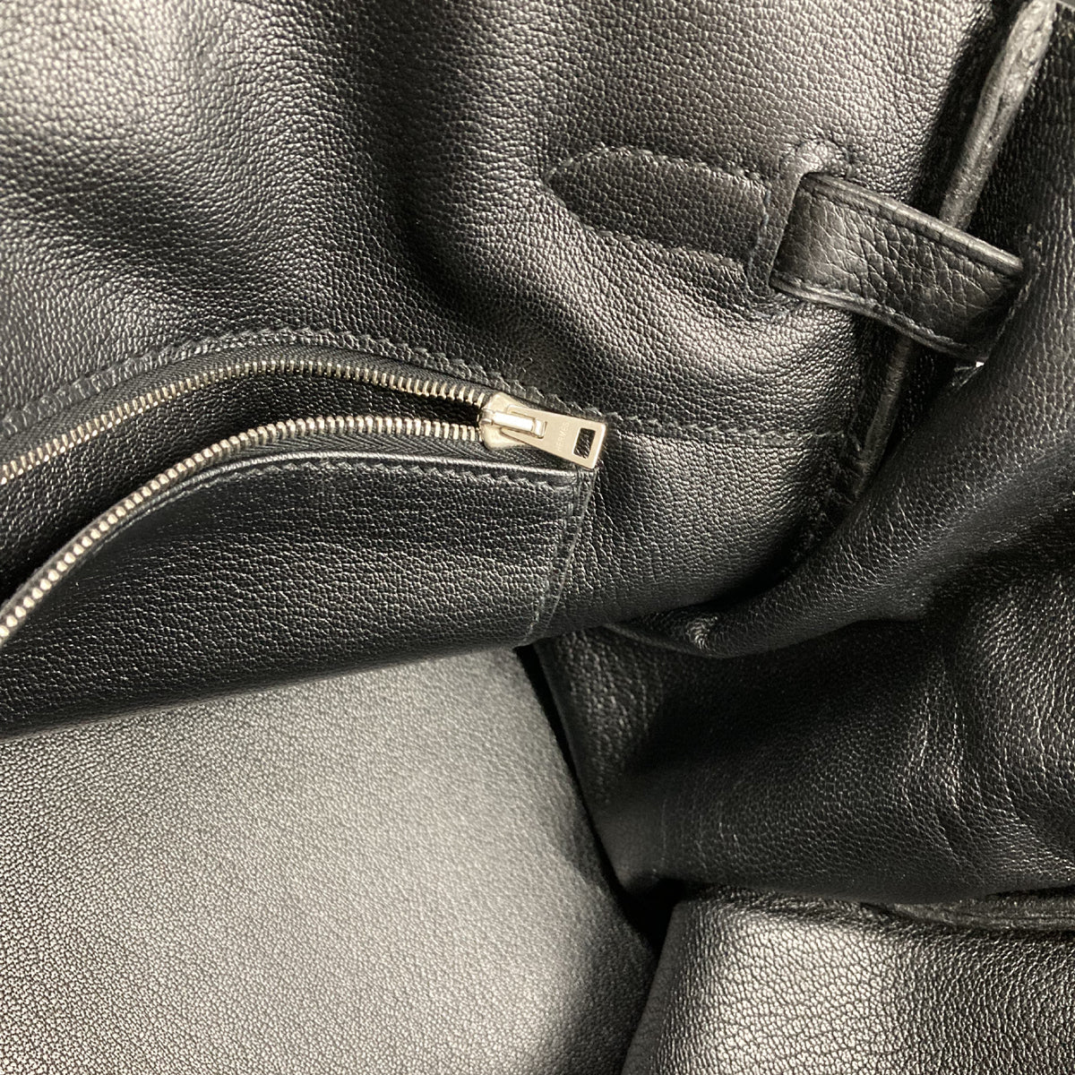 Hermes Black Togo Birkin 35 Handbag