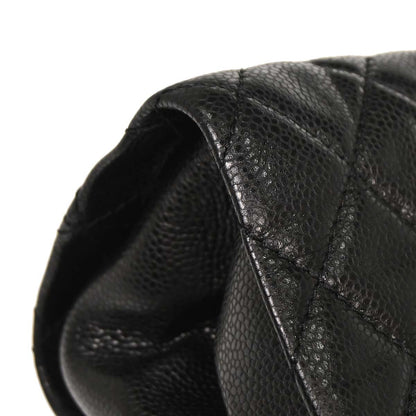 Chanel Black Caviar Skin Chain Tote Bag
