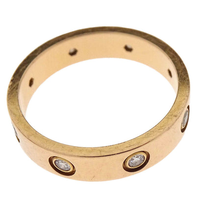 Cartier Mini Love Ring Au750 GOE471 Diamond #51 Jewelry