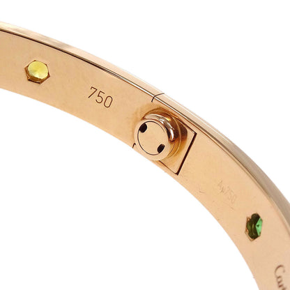 Cartier Love Bracelet Bangle Sapphire Garnet ZJ7941 750 #17 Jewelry