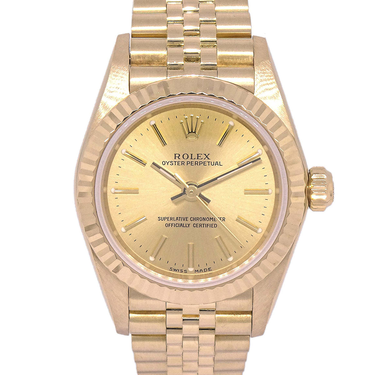 Rolex Oyster Perpetual 26mm Ref.76198 Self-winding Watch 18KYG