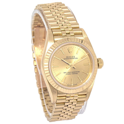 Rolex Oyster Perpetual 26mm Ref.76198 Self-winding Watch 18KYG