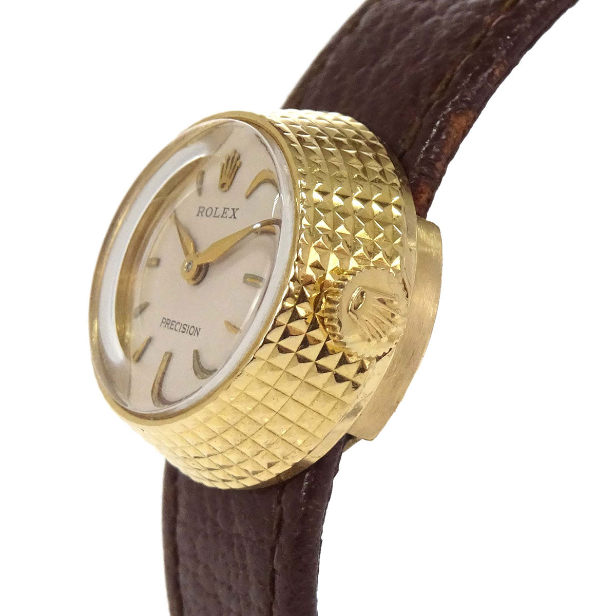 Rolex Chameleon Precision 16mm Ref.8789 Manual-winding Watch 18KYG