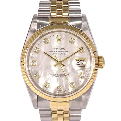 Rolex Oyster Perpetual Datejust 36mm Ref.16233G Self-winding Watch SS 18K