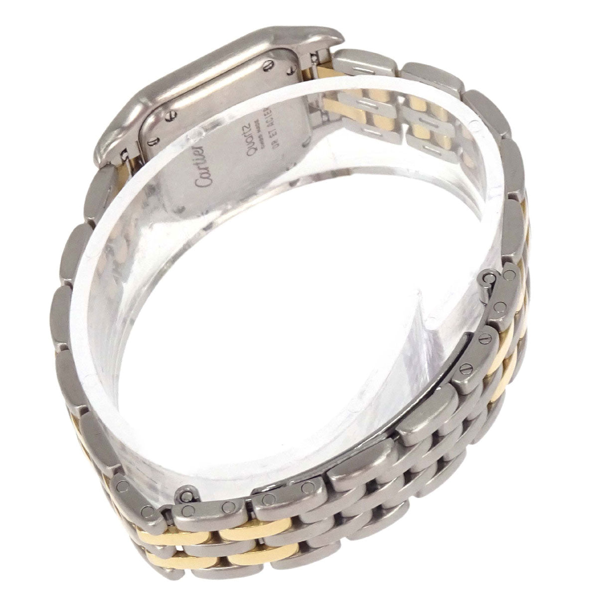Cartier Panthere SM 2-Row 22mm Ref.66921 Quartz Watch 18KYG SS