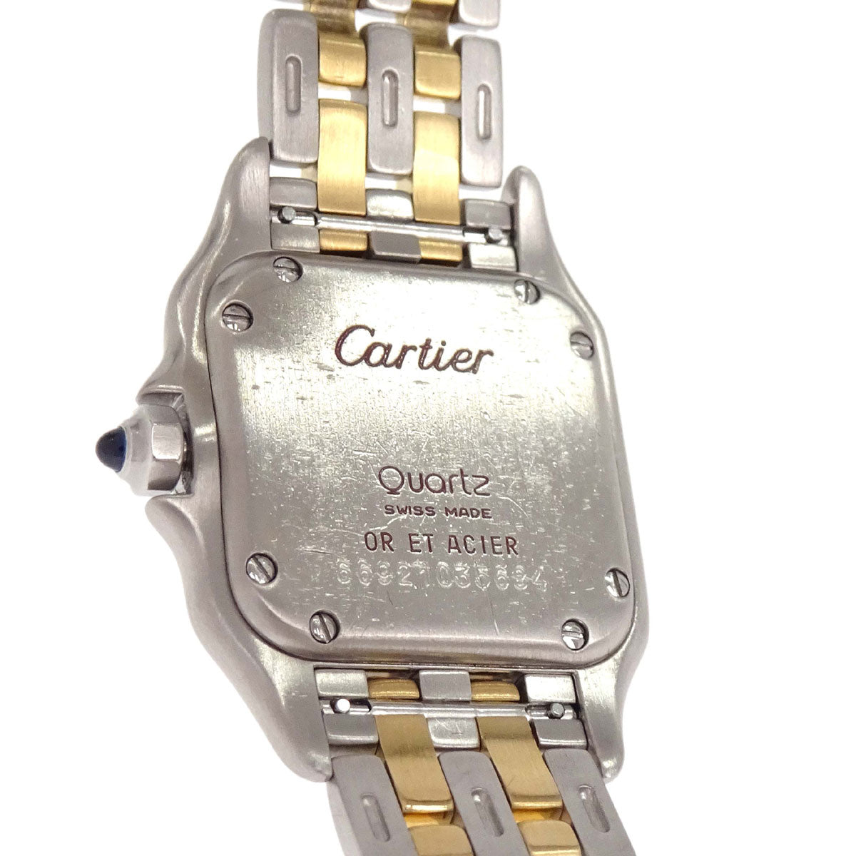 Cartier Panthere SM 2-Row 22mm Ref.66921 Quartz Watch 18KYG SS
