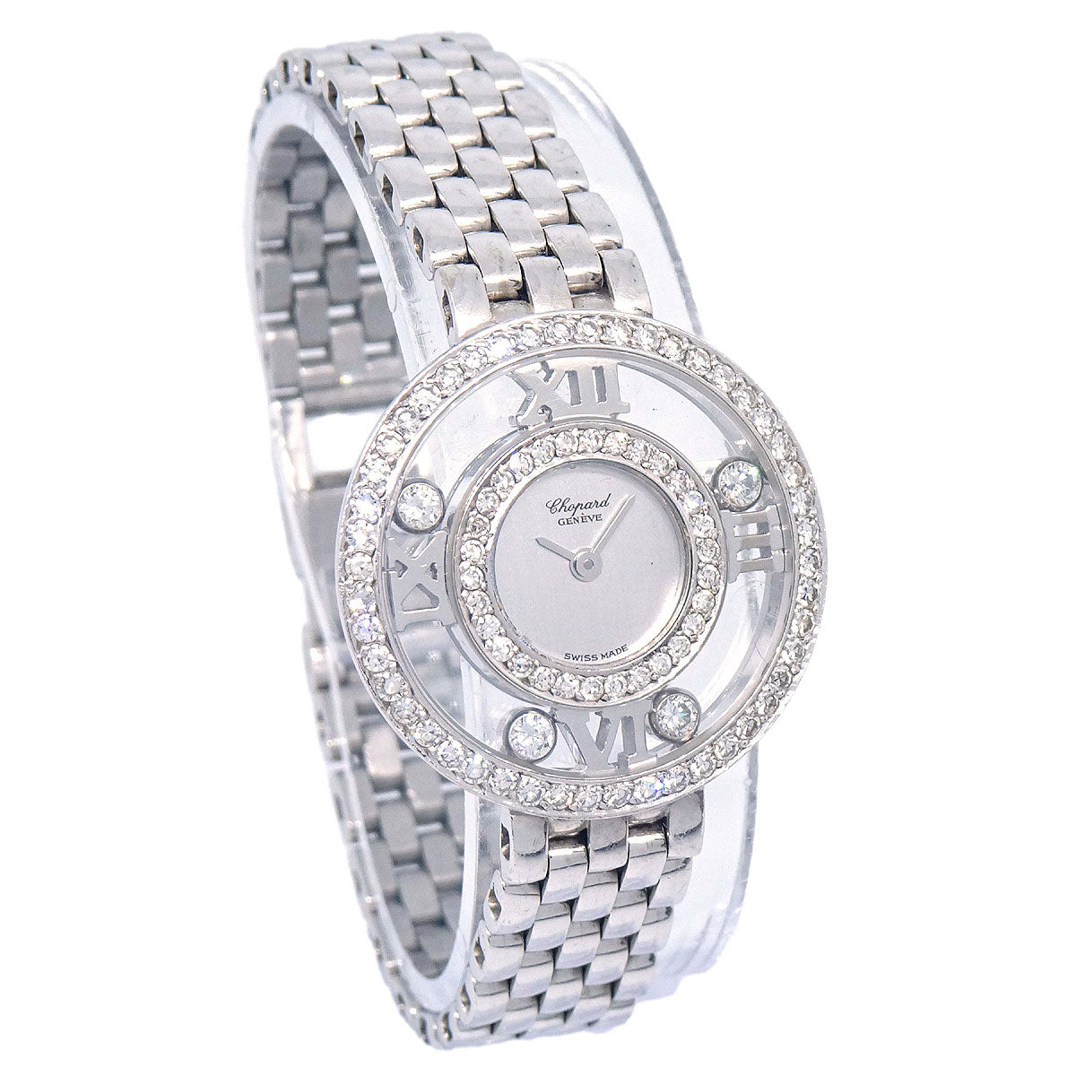 Chopard Happy Diamonds Ref.20/5221 Quartz Watch 18KWG Diamond