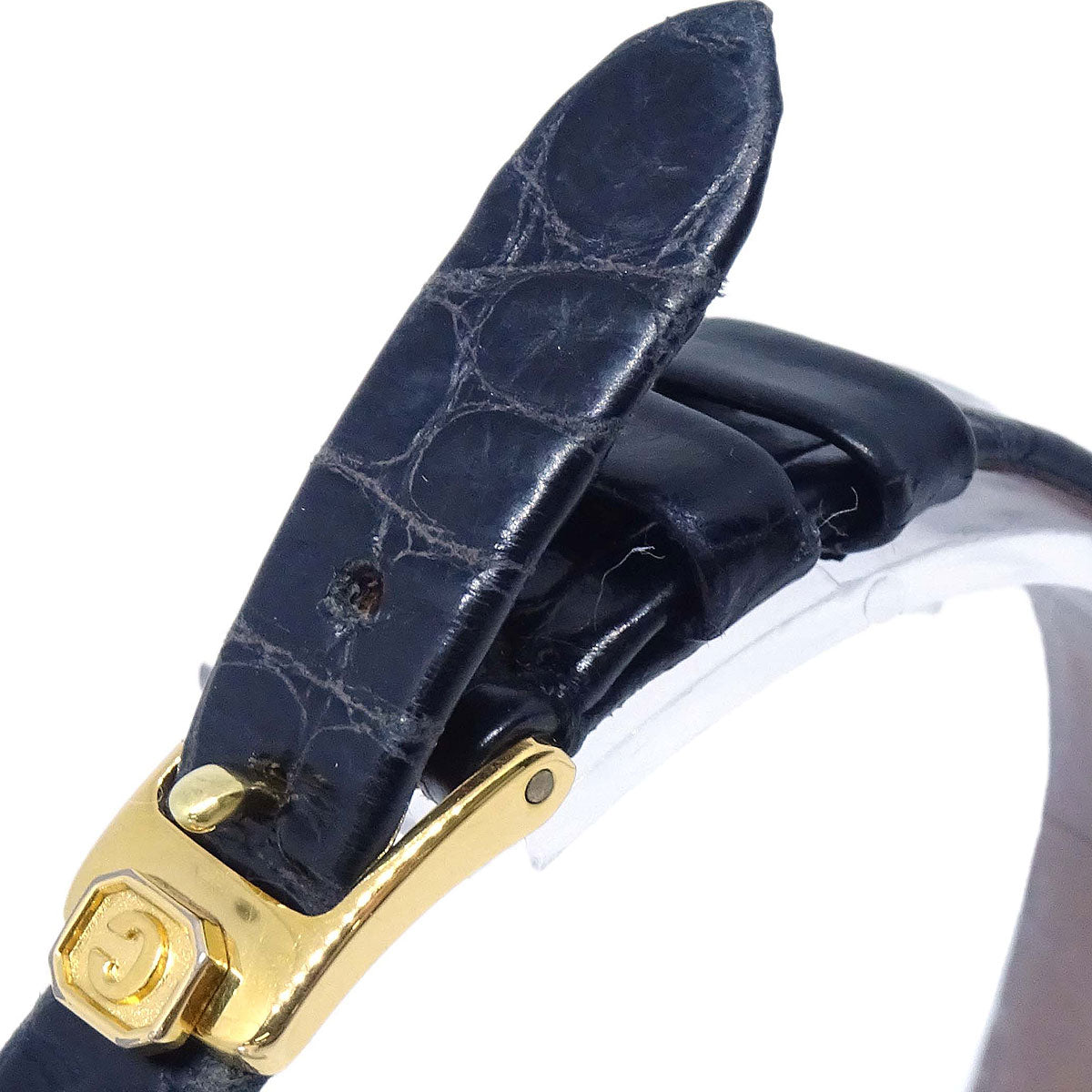 Chopard Happy Diamonds Ref.20/3957 Quartz Watch 18KYG Diamond Crocodile