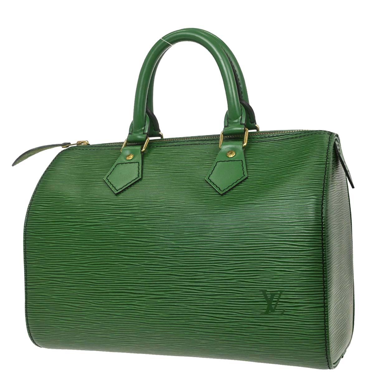 Louis Vuitton 1992 Green Epi Speedy 25 Handbag M43014