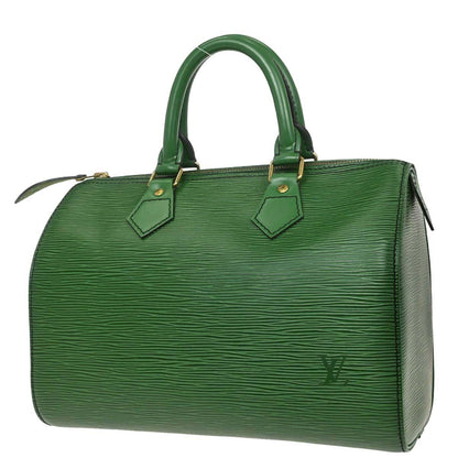 Louis Vuitton 1992 Green Epi Speedy 25 Handbag M43014