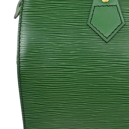 Louis Vuitton 1992 Green Epi Speedy 25 Handbag M43014