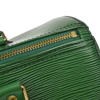 Louis Vuitton 1992 Green Epi Speedy 25 Handbag M43014