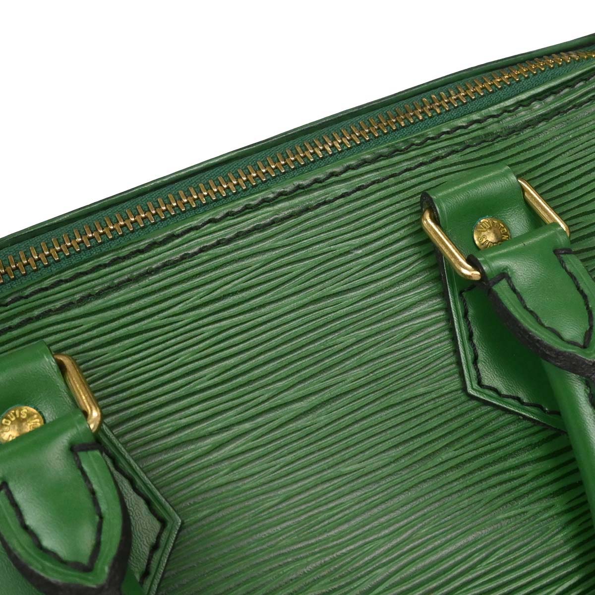 Louis Vuitton 1992 Green Epi Speedy 25 Handbag M43014
