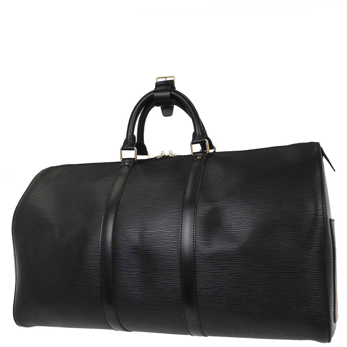 Louis Vuitton 1997 Black Epi Keepall 50 Travel Handbag M42962